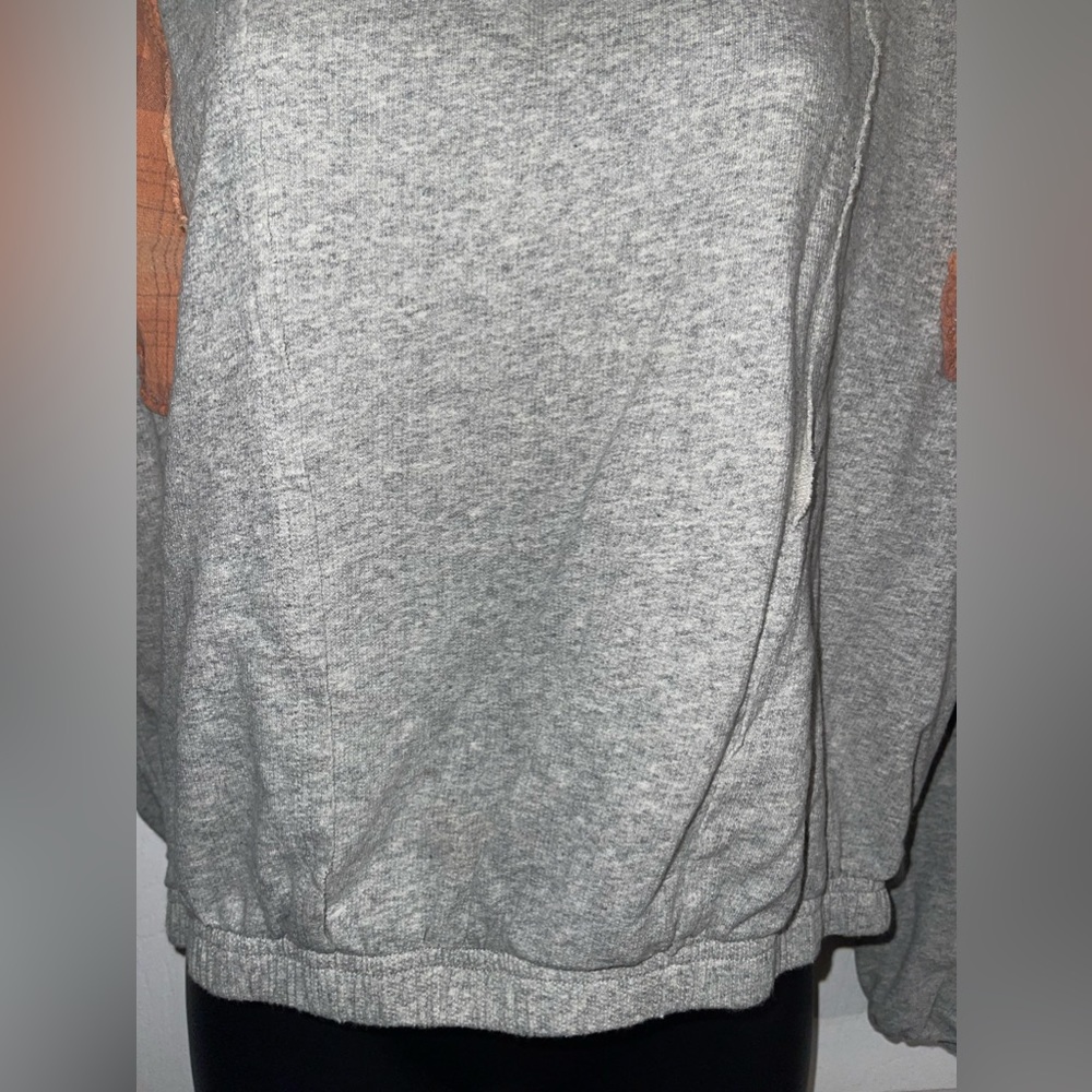 Easel Cropped Sweatshirt Patchwork - image 3